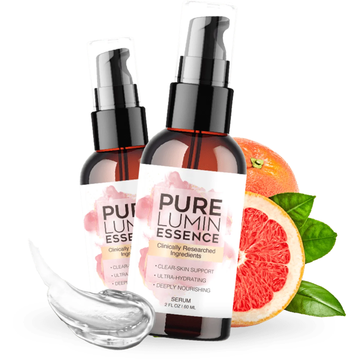 PureLumin Essence Natural Beauty Formula — Front Label